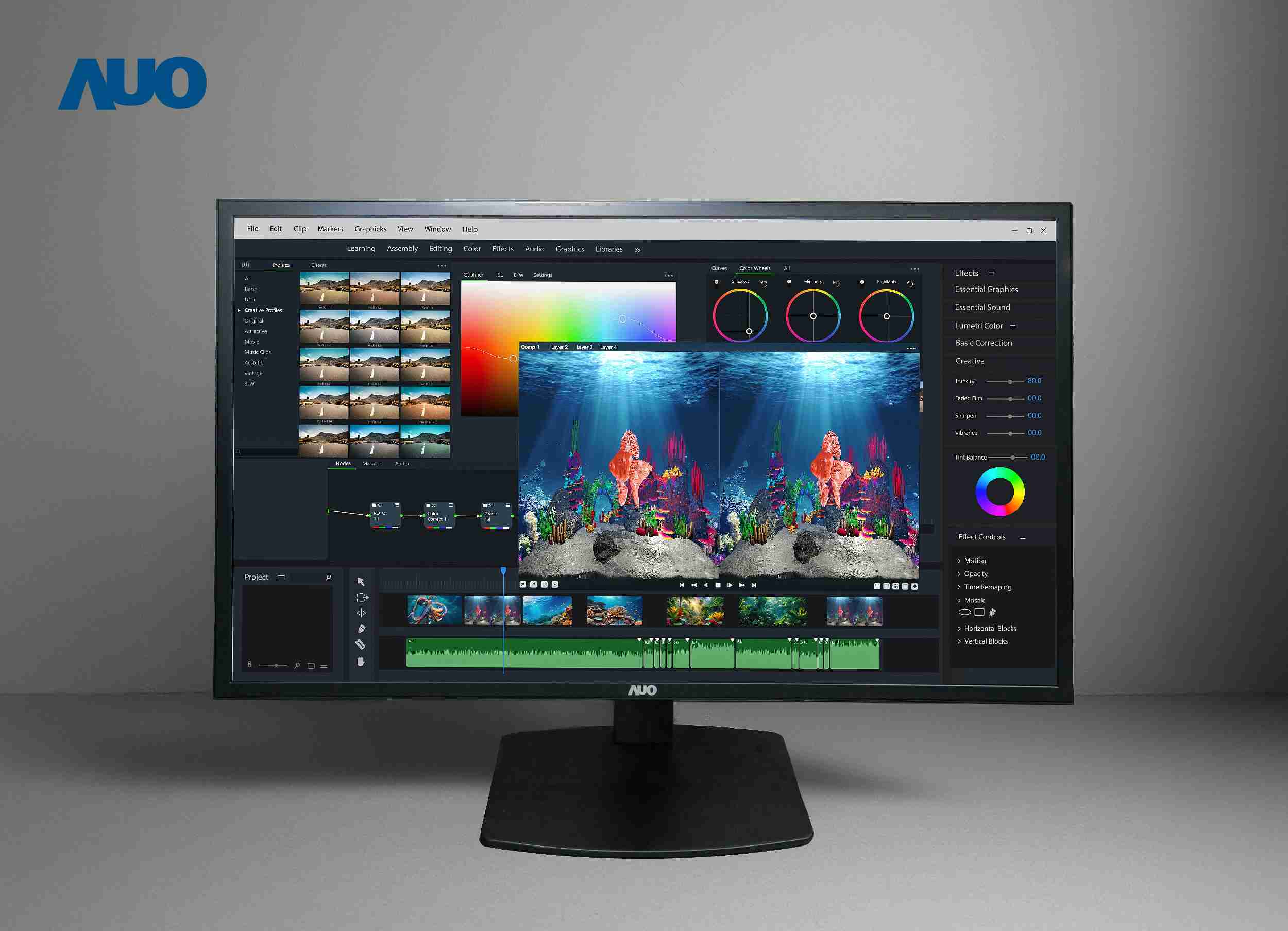 PG国际开发32吋2D/3D专业桌上型显示器，，拥有8K4K超高分辨率，，并以低串扰算法优化3D显示效果，，搭载自动眼球追踪功能，，能实时调整3D图像，，，进行实时2D与3D无缝共存窗口，，提供图像设计工作者突破二维接口的崭新工作氛围与效率